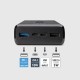 Powerbank Puro Fast 20000 mAh 2x USB-A + 1x USB-C - black