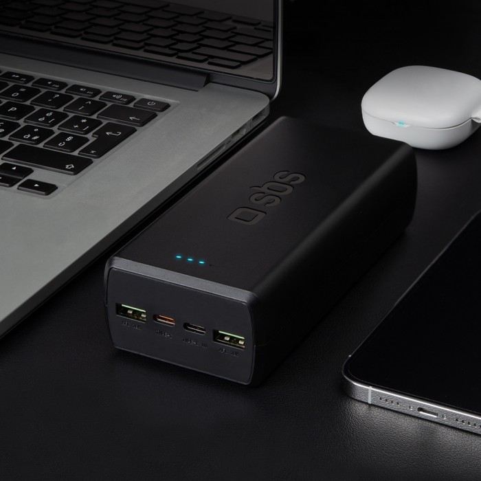 Powerbank SBS TTBB30000PD20K 30000 mAh 2 x USB-C 2 x USB-A - black