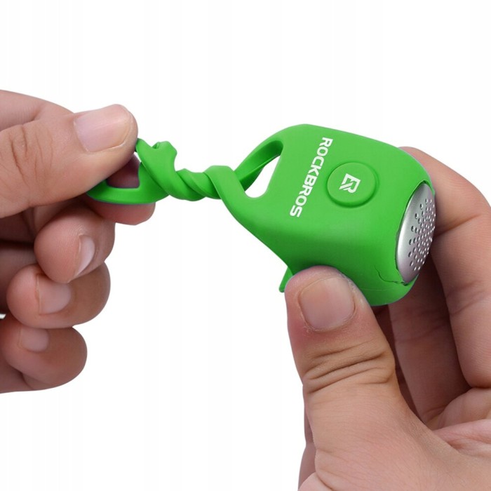 Rockbros CB1709GN electronic bicycle bell - green