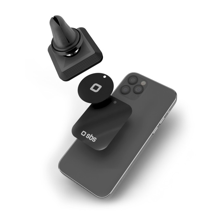 Magnetic smartphone holder SBS TESUPMAGLCLIP - black