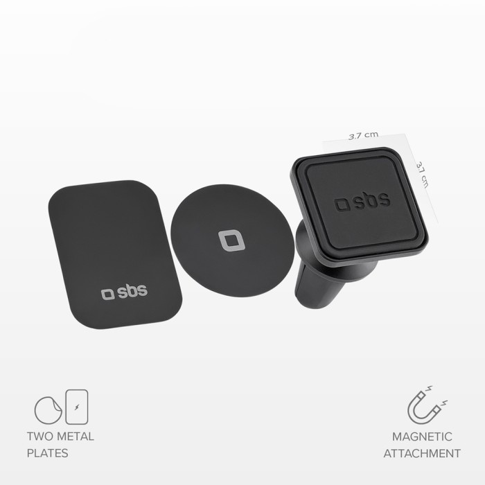 Magnetic smartphone holder SBS TESUPMAGLCLIP - black