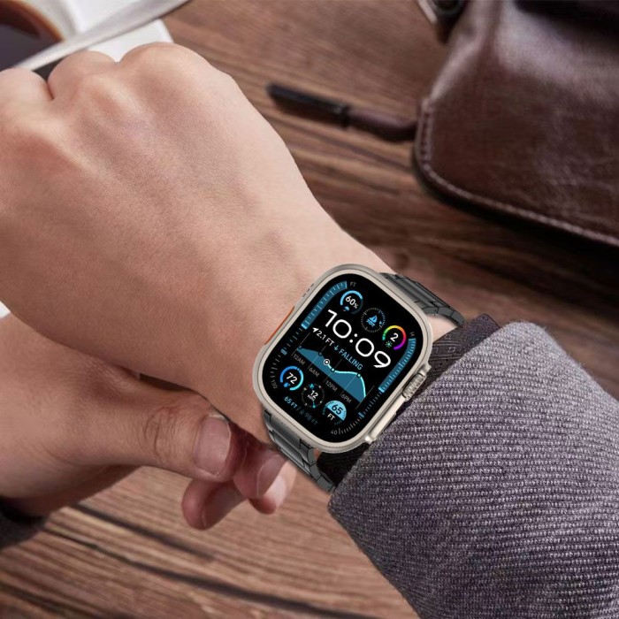 Tech-Protect Stainless Bracelet for Apple Watch 44 / 45 / 46 / 49 mm - Silver