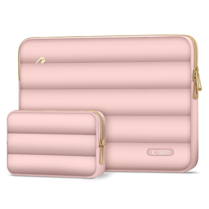 Tech-Protect Puffy Laptop Bag 13-14 - Pink