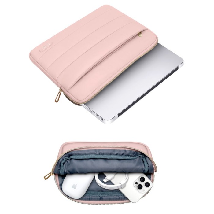 Tech-Protect Puffy Laptop Bag 13-14 - Pink