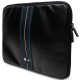 BMW Carbon &amp;amp; Blue Stripe sleeve for a 14" laptop - black