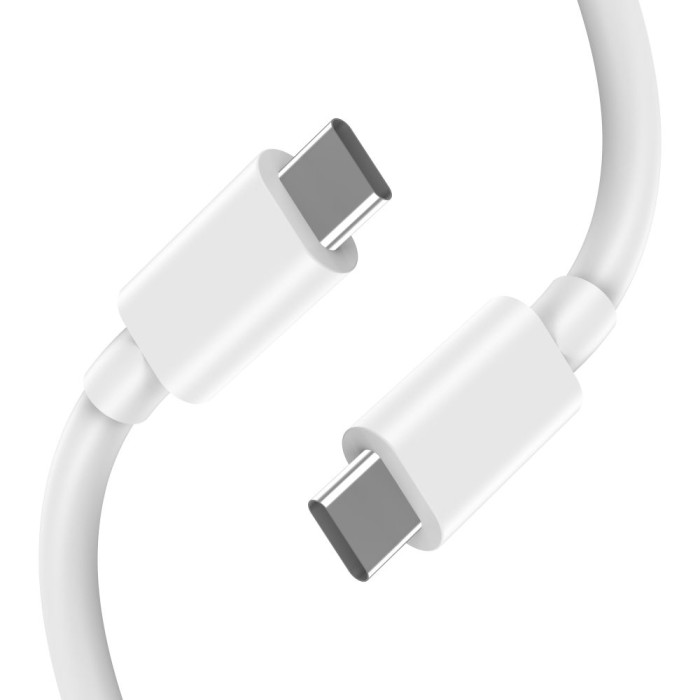 Tech-Protect NC45W-GAN 2-PORT PD45W Charger + TYPE-C CABLE - white