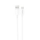 Dudao L4ST USB-A / USB-C cable 2A 1m - white