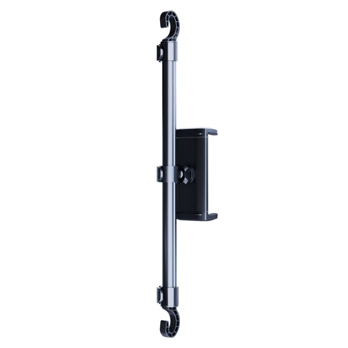 3mk Double Headrest Holder for a car for a tablet or phone on the headrests - black