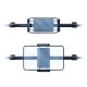 3mk Double Headrest Holder for a car for a tablet or phone on the headrests - black