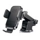 3mk Drive &amp;amp; Charge car phone holder for grille/window/cockpit with inductive charger - black
