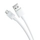 3mk Hyper Cable USB-A / micro USB 5V 2.4A 1.2m - white