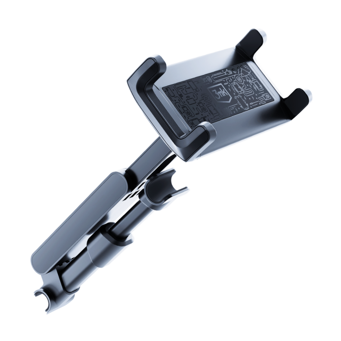 3mk Single Headrest Car phone holder for a single headrest - black