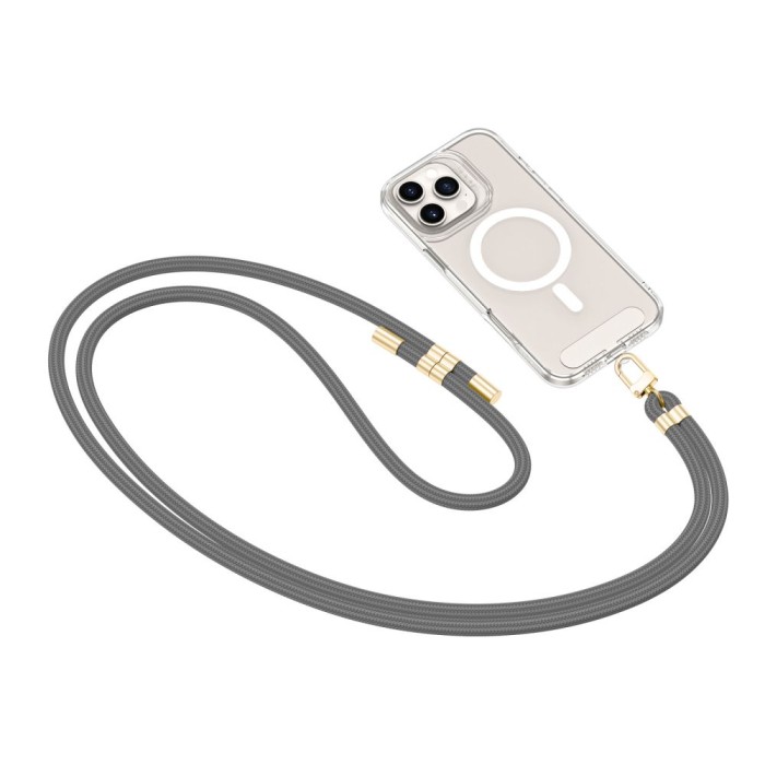 Tech-Protect C7S Rope Crossbody Strap Leash - Gray