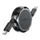 Acefast C13-03 USB-C - USB-C 60W Cable Retractable - Black