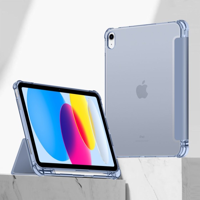 Tech-Protect SC Pen Hybrid Case for iPad 10 / 2022 - Blue - Transparent