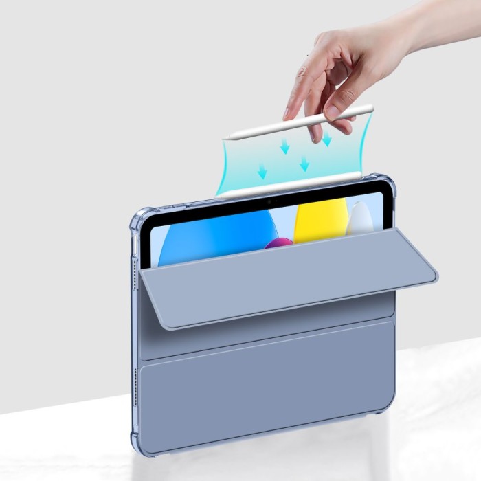 Tech-Protect SC Pen Hybrid Case for iPad 10 / 2022 - Blue - Transparent