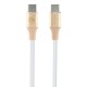Guess Ebossed Logo USB-C / USB-C Cable 1.5m Fast Charging - Gold