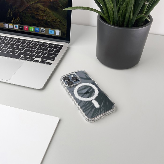 Wozinsky Ultra Clear MagSafe Case for Samsung Galaxy S25 - Clear