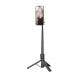 Tech-Protect L06S Bluetooth magnetic selfie stick with MagSafe, remote control, tripod up to 82cm and 360 head - black