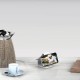 Tech-Protect QI15W-A32 3-in-1 Inductive Charger with MagSafe for Smartphone / Apple Watch / AirPods - Gray