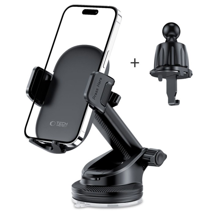Tech-Protect V7 Car Phone Holder for Cockpit/Air Vent - Black