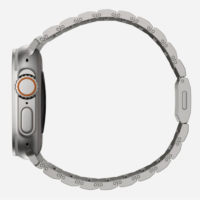 Tech-Protect SteelBand for Apple Watch 4 / 5 / 6 / 7 / 8 / 9 / SE / Ultra 1 / 2 (42/44/45/49 mm) - titanium