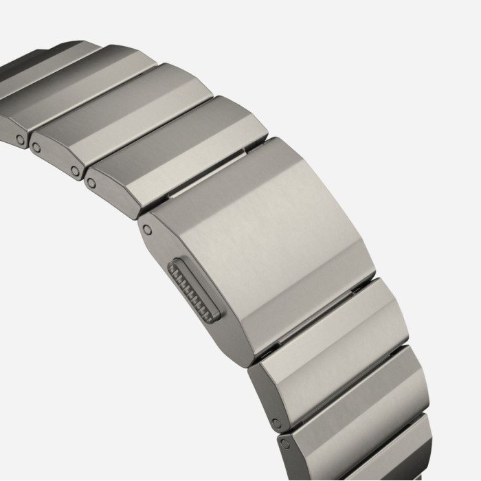 Tech-Protect SteelBand for Apple Watch 4 / 5 / 6 / 7 / 8 / 9 / SE / Ultra 1 / 2 (42/44/45/49 mm) - titanium