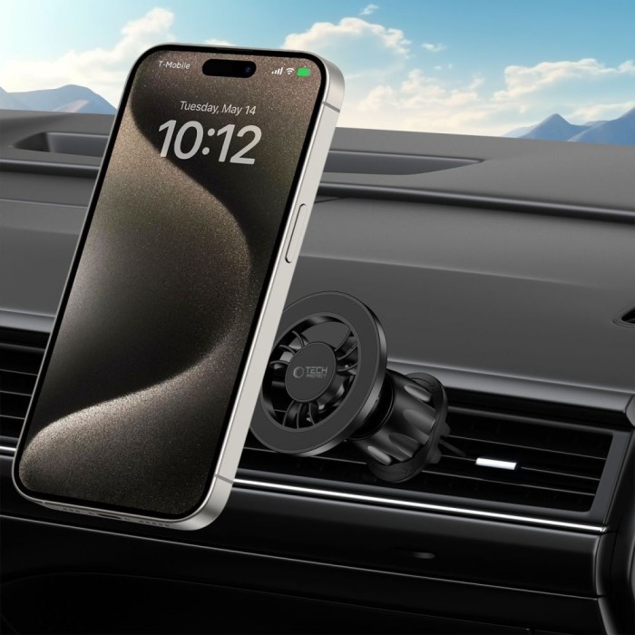 Tech-Protect N56 Magnetic Car Phone Holder with MagSafe for Air Vent - Black