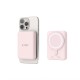 Tech-Protect LifeMag PB11 Powerbank with MagSafe 10000mAh 15W USB-C port - pink + USB-C cable