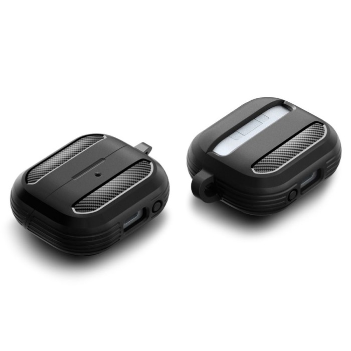 Spigen Rugged Armor Samsung Galaxy Buds 3 / 3 Pro Case - Black