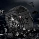 Kingxbar CYF140 2in1 armored case for Apple Watch 9, 8, 7 (45 mm) made of stainless steel with a strap, black - OUTLET
