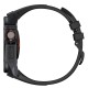 Kingxbar CYF140 2in1 armored case for Apple Watch 9, 8, 7 (45 mm) made of stainless steel with a strap, black - OUTLET
