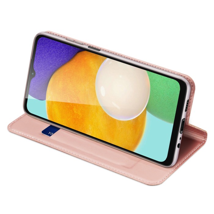 [RETURNED ITEM] Dux Ducis Skin Pro Case for Samsung Galaxy A14 4G / 5G Flip Cover Card Wallet Stand Pink