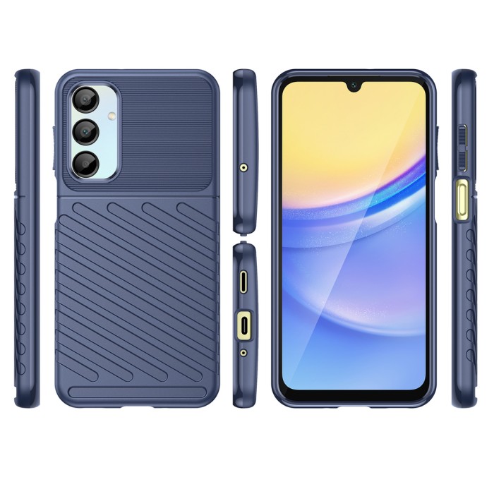 Thunder Case for Samsung Galaxy A26 silicone armored cover - blue