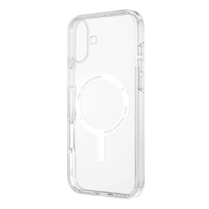 Uniq Clario Magclick Charging Case with MagSafe for iPhone 16 - Transparent