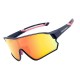 Rockbros 10134PL Polarized Cycling Glasses - Blue and Pink