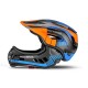Rockbros TT-32SOBL-S Children&amp;#39;s Bike Helmet with Detachable Chin Size S - Black and Orange