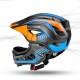 Rockbros TT-32SOBL-S Children&amp;#39;s Bike Helmet with Detachable Chin Size S - Black and Orange