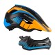 Rockbros TT-32SOBL-S Children&amp;#39;s Bike Helmet with Detachable Chin Size S - Black and Orange