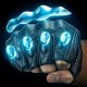 Rockbros 16220006005 XXL leather motorcycle gloves - black