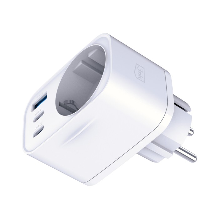 3mk Hyper Comfort Charger GaN PD 30W™ - White