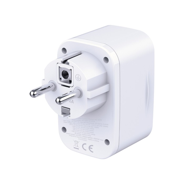3mk Hyper Comfort Charger GaN PD 30W™ - White