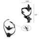Rockbros 2017-11ABK Aluminum Bike Bottle Holder - Black