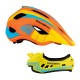 Rockbros TT-32SOYB-S Children&amp;#39;s Bike Helmet with Detachable Chin Size S - Yellow-Orange