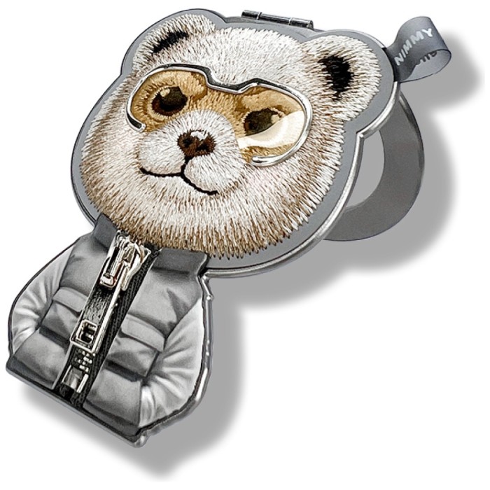 Nimmy Cool&amp;amp;Cute 2.0 Bear Magnetic Pendant - Gray