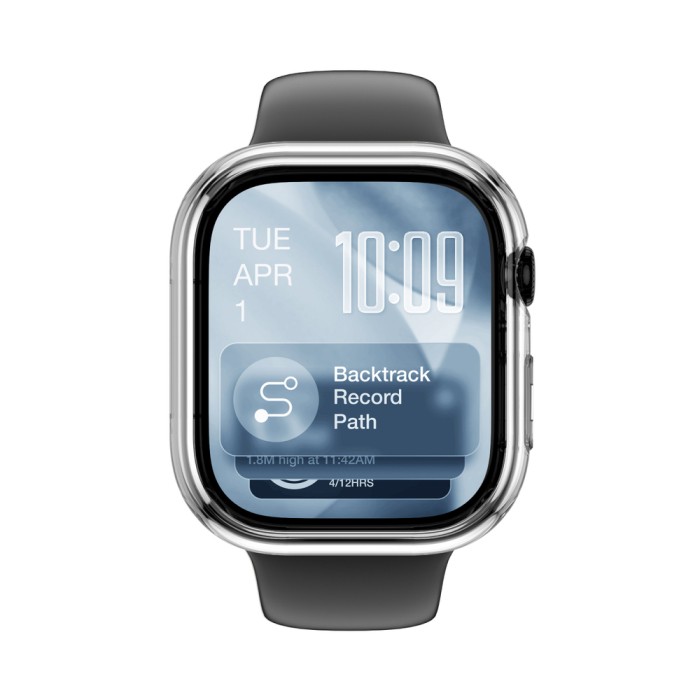 AmazingThing Minimal Protective Case for Apple Watch Series 11 46mm - Clear