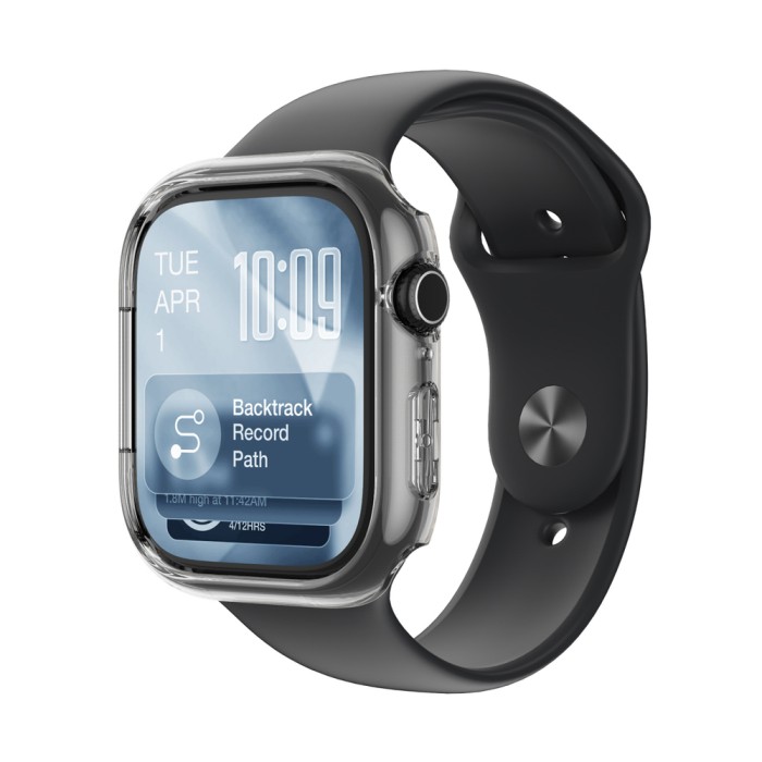 AmazingThing Minimal Protective Case for Apple Watch Series 11 46mm - Clear