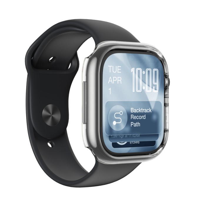 AmazingThing Minimal Protective Case for Apple Watch Series 11 46mm - Clear