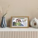 Wozinsky WRC-32 10.1" Digital Photo Frame with Frameo 32GB App - Light Brown