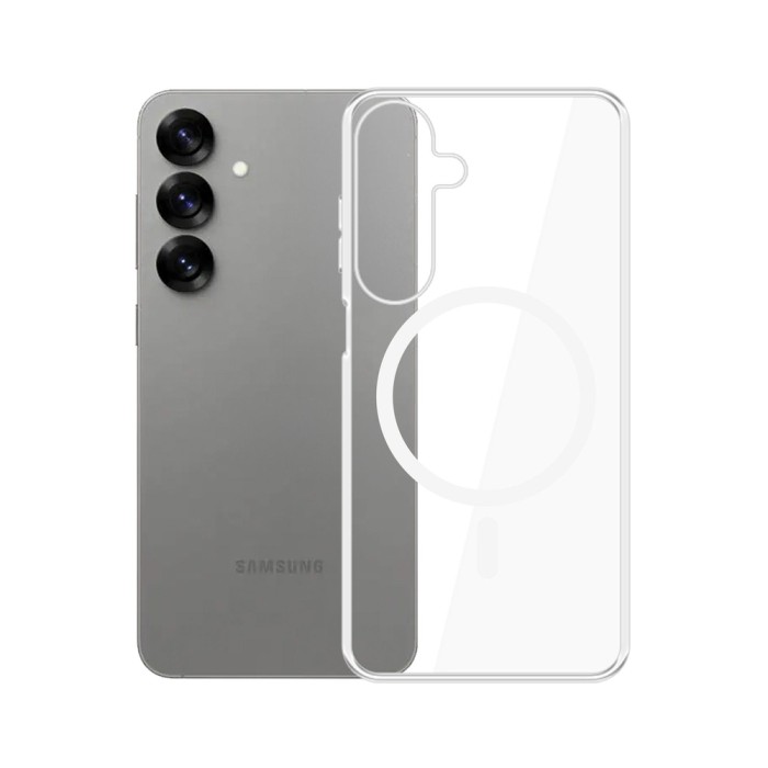 3mk Clear MagCase for Samsung Galaxy S25 - transparent